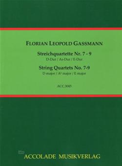 Quartette Nr. 7-9 [D/f/E] 