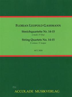 Quartette Nr. 14-15 [e/F] 