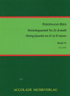 Quartett Nr. 21 WoO 71 d-moll 