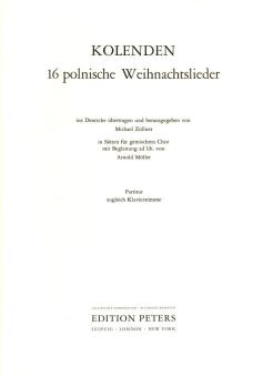 Kolenden: 16 polnische Weihnachtslieder 
