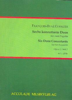 6 Duos concertants op. 3 Heft 2 