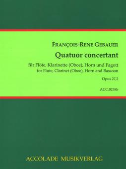 Quatuor concertant op. 27,2 