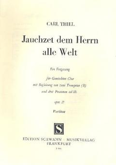 Jauchzet dem Herrn alle Welt op. 21 