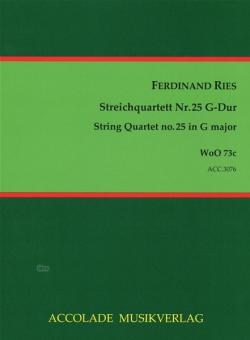 Quartett Nr. 25 WoO 73c G-Dur 