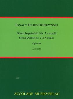 Quintett op. 40 a-moll 