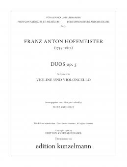 Duos für Violine und Violoncello 