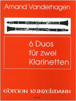 6 Duos für 2 Klarinetten 