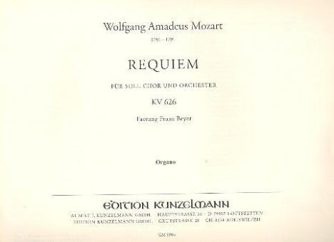 Requiem KV 626 (Fassung Franz Beyer) 