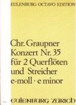 Konzert Nr. 35 für 2 Flöten 