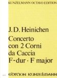 Konzert für 2 Hörner F-Dur 