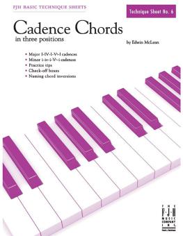 Cadence Chords in 3 positions Standard