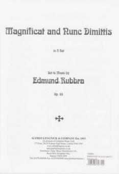 Magnificat and nunc dimittis op. 65 