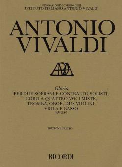 Gloria RV589 Score Critical Edition Introduction In English 