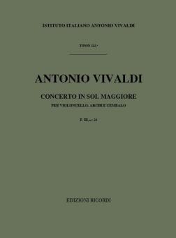 Concerto In G Major RV415 FIII#2 T522 