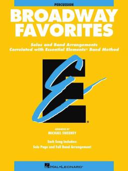 Essential Elements Broadway Favorites - Percussion 