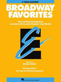 Essential Elements Broadway Favorites - Tenor Sax 