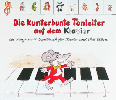 Die Kunterbunte Tonleiter auf dem Klavier 