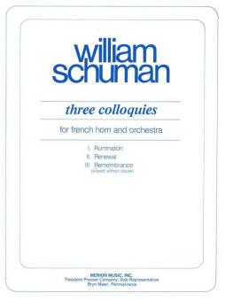 Three Colloquies 