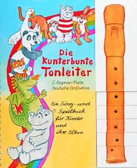 Die Kunterbunte Tonleiter auf der Blockflöte 