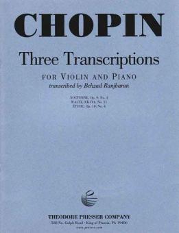 Three Transcriptions 