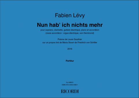 Nun hab' ich nichts mehr 