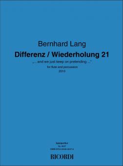 Differenz / Wiederholung 21 