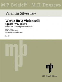 Werke für 2 Violoncelli Heft 2 Standard