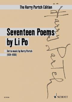 Seventeen Poems by Li Po Standard