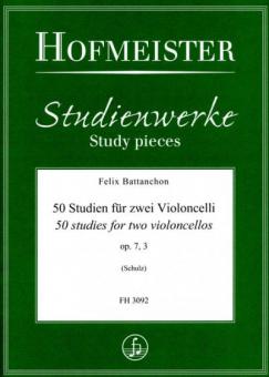 50 Studien für zwei Violoncelli 3 op. 7, 3 
