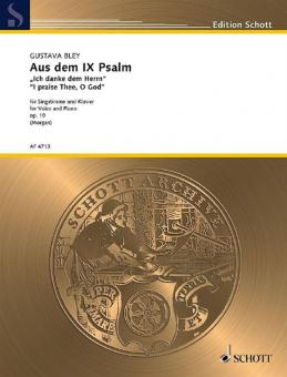 Aus dem IX Psalm op. 19 Standard