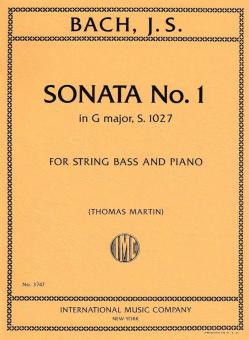 Sonata No. 1 G major BWV1027 