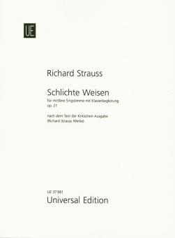 Schlichte Weisen op. 21 