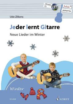 Jeder lernt Gitarre - Neue Lieder im Winter 