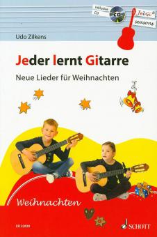 Jeder lernt Gitarre - Neue Lieder für Weihnachten 