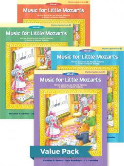 Music for Little Mozarts Rhythm Speller Books 1-4 