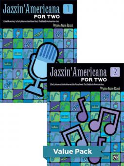 Jazzin' Americana for Two Books 1-2 