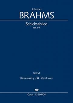 Schicksalslied - XL im Großdruck op. 54 