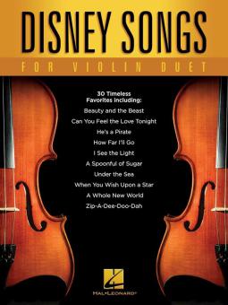 Disney Songs for Violin Duet 