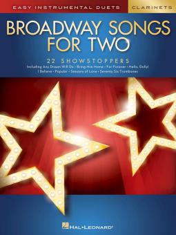 Broadway Songs for 2 Clarinets 