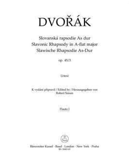 Slawische Rhapsodie As-Dur op. 45/3 