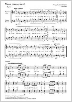 Messe mineure en ré Standard
