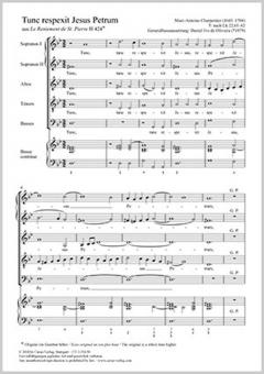 Tunc respexit Jesus Petrum H 424 Standard