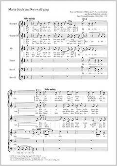 Maria durch ein Dornwald ging Standard