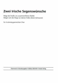 2 Irische Segenswünsche 