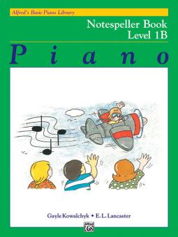 Alfred Basic Piano Course Notespeller Books Level 1B 