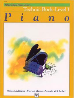 Alfred Basic Piano Course Technic Book Level 3 