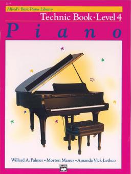 Alfred Basic Piano Course Technic Book Level 4 