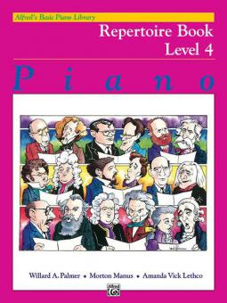Alfred Basic Piano Course Repertoire Books Level 4 
