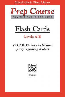 Alfred's Basic Piano Prep Course: Flash Cards, Levels A & B 