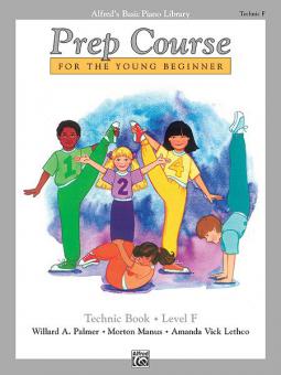 Alfred's Basic Piano Prep Course: Technic Book F 